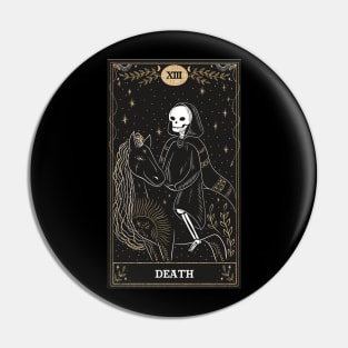 Death Tarot Card Pin