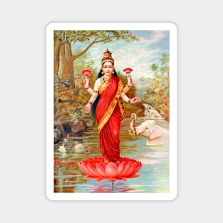 Lakshmi, Hindu Goddess of Wealth, Fortune & Prosperity Magnet