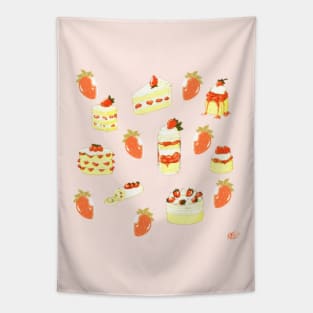 Strawberry Sweets Tapestry