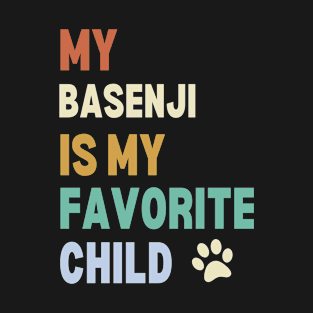 My Basenji is My Favorite Dog T-Shirt