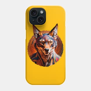 Coyote The Trickster (3.2) - Trippy Psychedelic Canis Phone Case