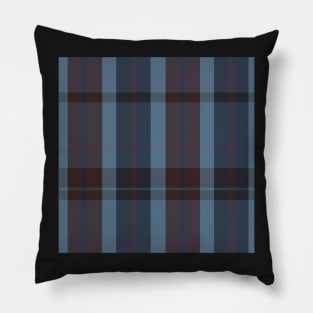 Winter Aesthetic Aillith 2 Hand Drawn Textured Plaid Pattern Pillow