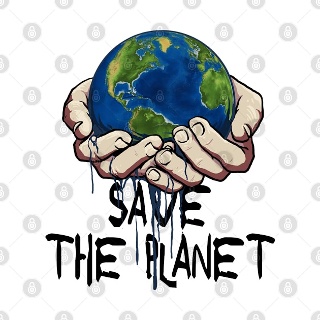 save the planet - Green-peace - save the earth, earth day by Kingostore