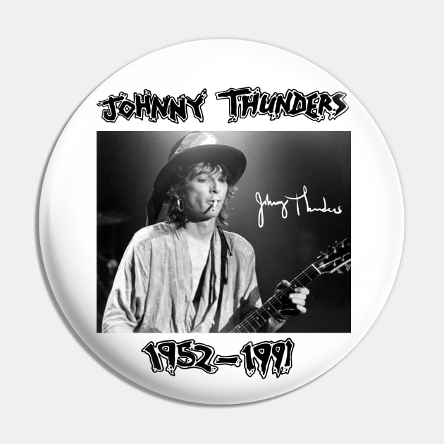 Singer Johnny Thunders Pin by Hoang Bich