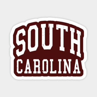 South Carolina Basic Distressed Arch Vintage Souvenir Magnet