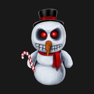 Evil Snowman Stole my Candy Cane T-Shirt