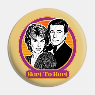 Hart To Hart //// 80s Retro Fan Design Pin