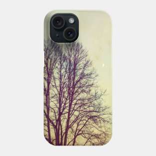 Twin Tree Silhouette Phone Case