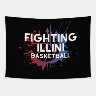 illinois fighting Tapestry