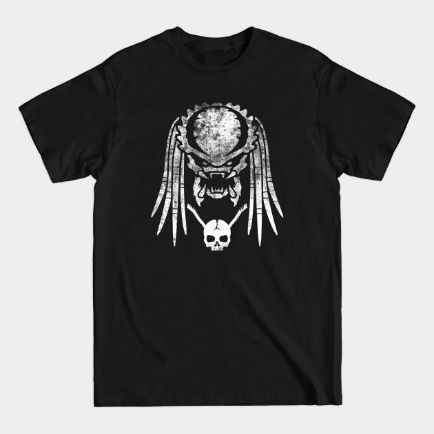 Discover Predator with grunge skull - Predator - T-Shirt