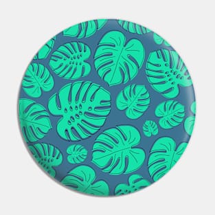 Vibrant Hawaiian Aloha Shirt Pattern Pin