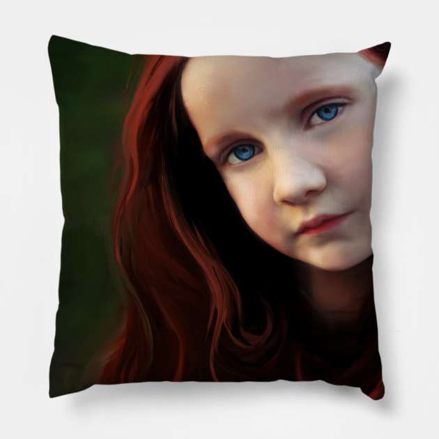 Searching for the poetry of pixels as paint... Pillow by micklyn