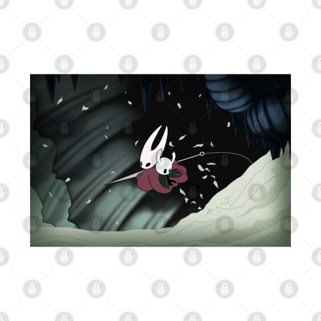 Hollow Knight Hornet and Little Ghost by JuditangeloZK