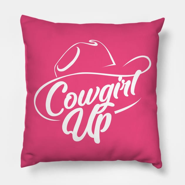 Cowgirl Up Pillow by Carlosj1313