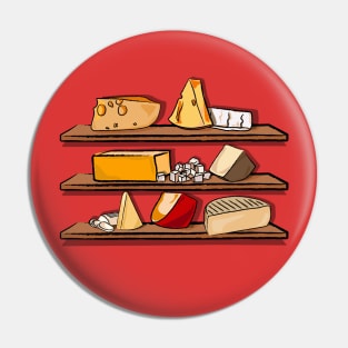 Cheeses! - A Gourmet Extravaganza of Delightful Dairy Pin