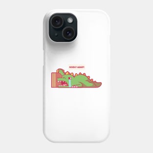 Dinosaur Working Funny Phone Case