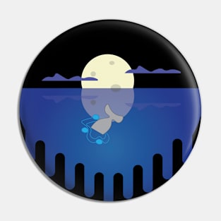 Night Moonlight Pin