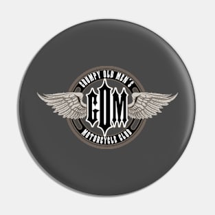 Grumpy Old Men's Motorcycle Club Pin