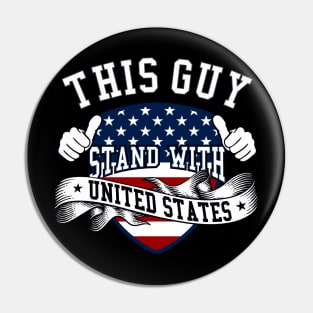 THIS GUY STAND WITH USA | AO-SPORTS | 2 SIDED Pin