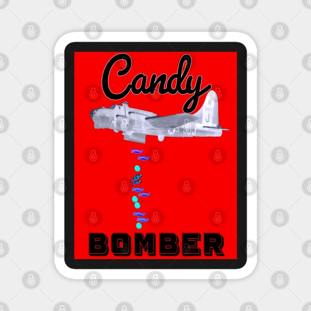 Candy Bomber B17 Magnet by Cataraga