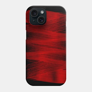 Red Squiggle Phone Case