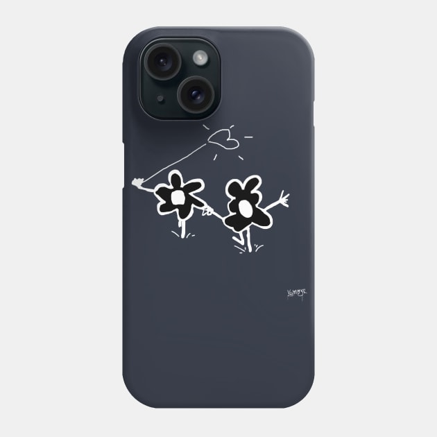 Flowers & Lovers art collection by Ayhan Keser Phone Case by AyhanKeser