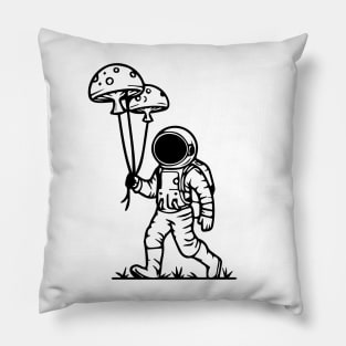 Mushroom Balloons with Astronaut Pillow