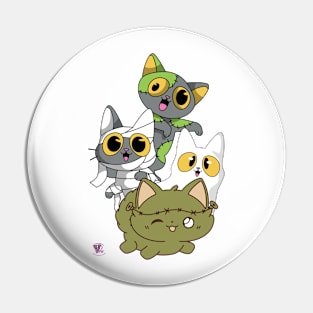 Halloween Cats Pin