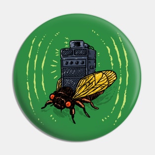 Cicada Soundsystem Pin