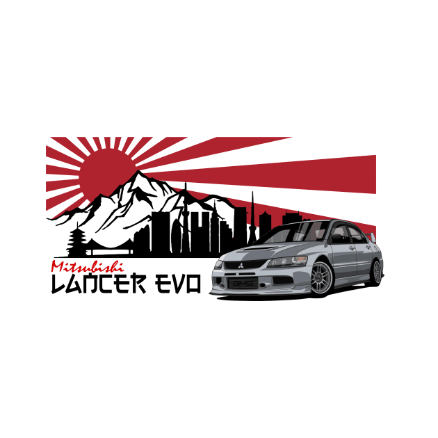 Mitsubishi Lancer evo 7, evo 8, evo 9, JDM by T-JD