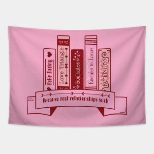 Bookish aesthetic | Book girlie | Romance Tropes Tapestry