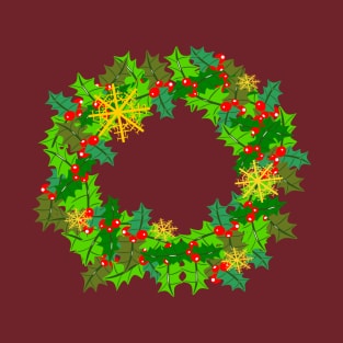 Christmas wreath T-Shirt