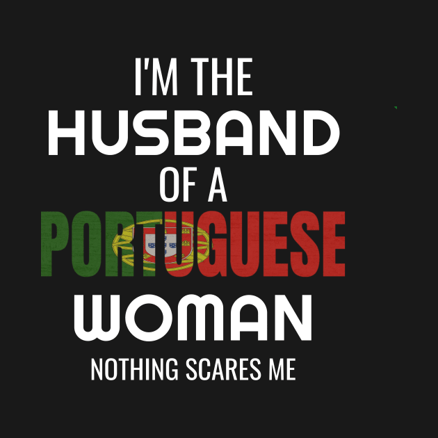 Mens Funny Portuguese design - Gift For Husband Of Portuguese Wife by Blue Zebra