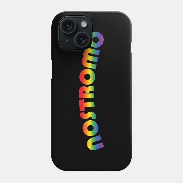 Alien – Nostromo Logo (rainbow effect) Phone Case by GraphicGibbon
