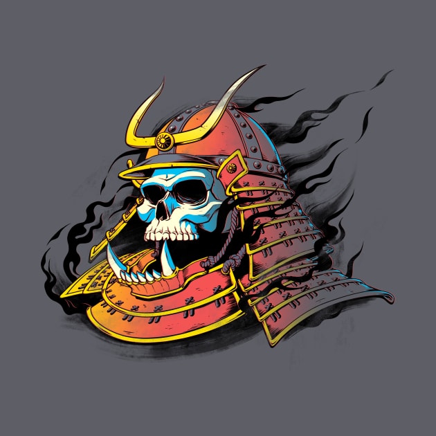 Samurai Skull by Tobe_Fonseca