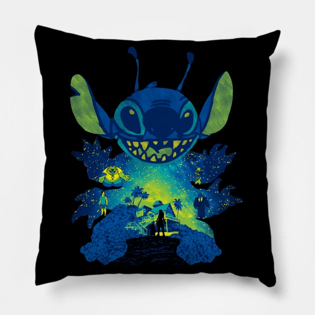 Alien Experiment Pillow by Daletheskater