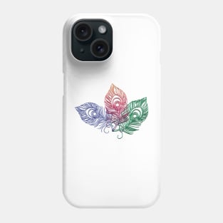 Peacock wings of freedom Phone Case