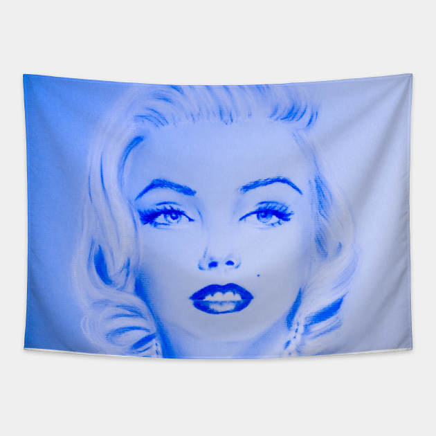 Retro Marilyn M Tapestry by SisiArtist