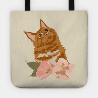 Ginger Orange Cat Tote