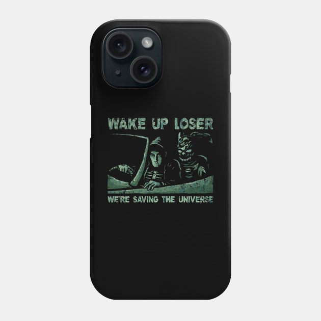 Wake Up Loser Phone Case by kg07_shirts