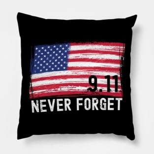 9/11 Never Forget 20th Anniversary Pillow