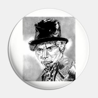 Harpo Marx portrait Pin