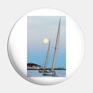 Moonlight sail Pin