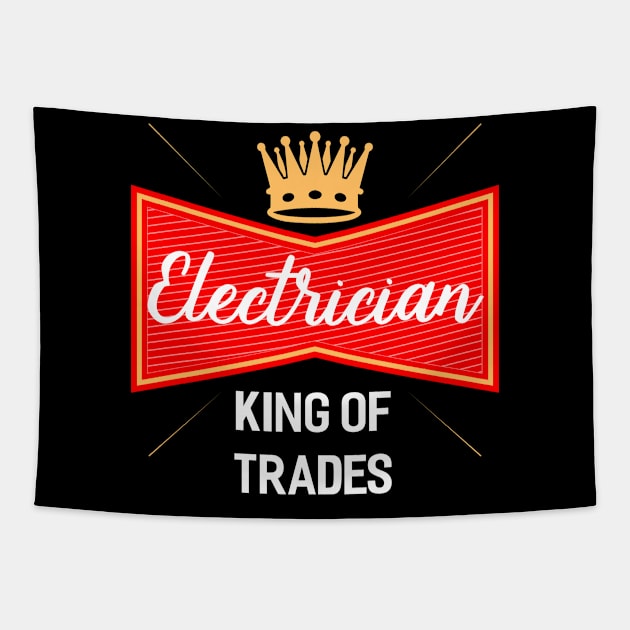 Electrician Electricity Electronics Electric Gift Tapestry by Tee__Dot