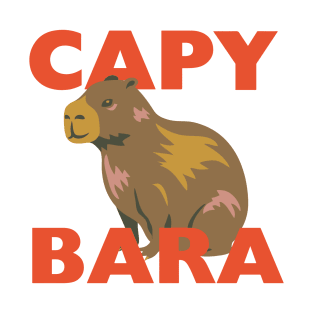 Capybara Cute Design T-Shirt