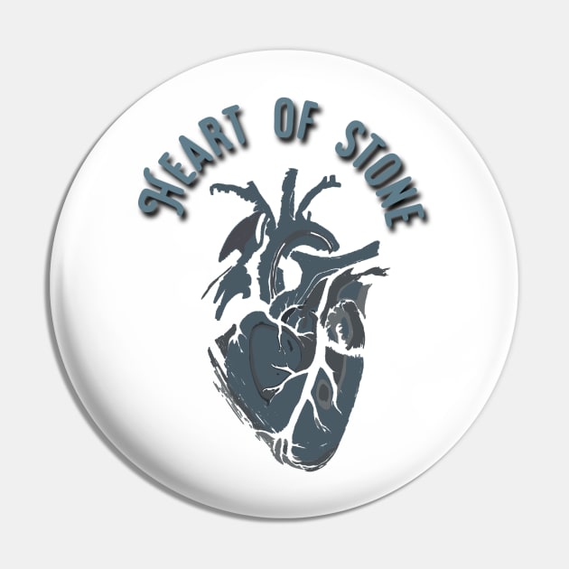 Heart of stone Pin by Magination