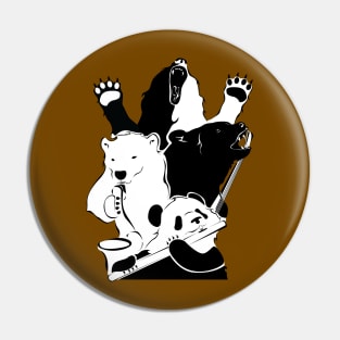 Bear Band Pin