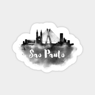 Sao Paulo watercolor Magnet