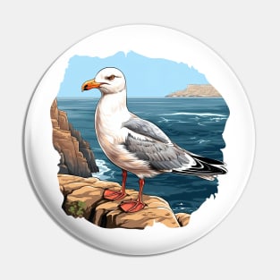 Cute Seagull Pin