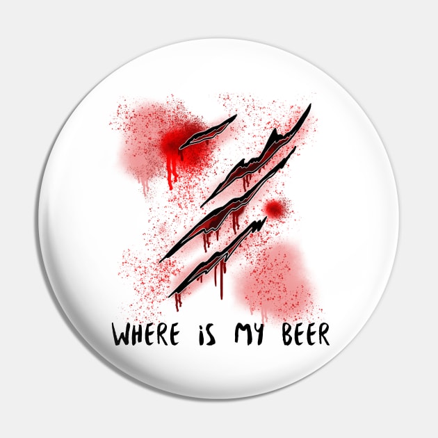 Zombie wants its beer Pin by Trix’s corner